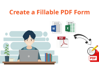transform your PDF, word or excel into a fillable PDF form
