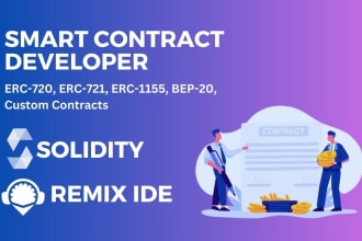 develop smart contracts for defi, tokens, and nft apps