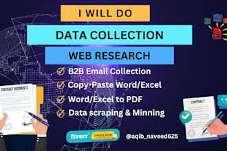 do data collection, data scraping, internet research