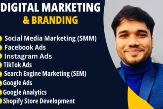 be your digital marketing manager and social media manager