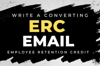 write a high converting erc cold email sequence