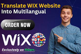 translate your wix website into multilingual in 24 hrs
