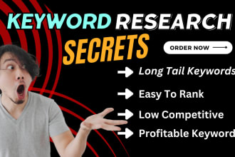 do advanced SEO keyword research and competitor report