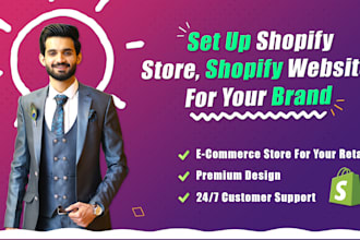 set up shopify store shopify website for your brand