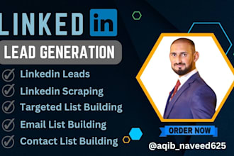 collect linkedin leads, data, info using sales navigator