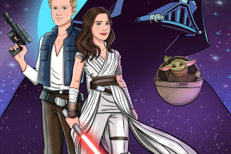 draw you as a star wars character