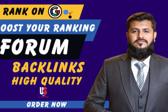 create high quality SEO do follow and forum backlinks with high da linkbuilding