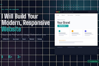 professionally develop stunning websites