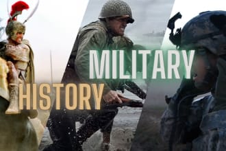write youtube scripts about history and military