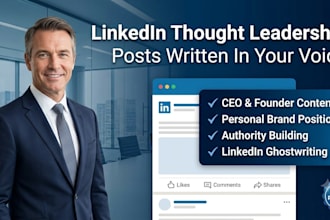 create linkedin thought leadership content for ceos, and executives