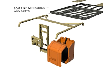 do scale model design and rc accessories high quality 3d printing design