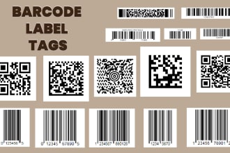qr code or barcode label sticker within 1 hour