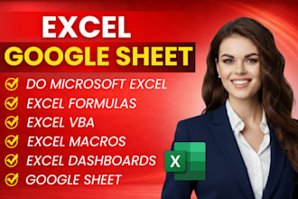 do microsoft excel, excel vba, macros, formulas, dashboard, google sheet script