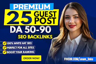 do SEO guest post backlink, high da guest posting service, publish article