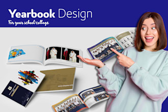 design unique and personalised school yearbooks