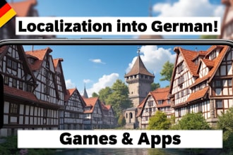 localize and translate your video game or app into german
