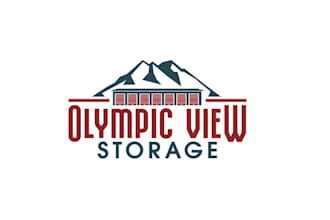 olympic view storage logo design