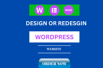 design, redesign, update, edit, copy your wordpress website