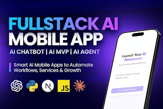ai mobile app ai chatbot ai app ai saas app ai website and ai agent