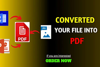 convert docx,ppt,jpg to PDF and vice versa
