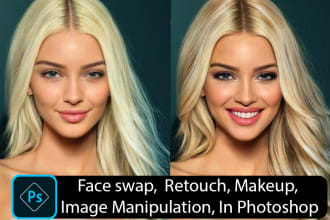 face swap, image manipulation head change, photo portrait retouch photoshop edit