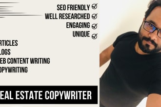 write SEO blog post for your real estate website