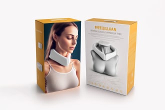 create elegant packaging box, product box, amazon box design