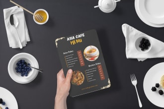 create a unique menu layout for your food establishment