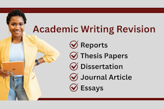 revise and edit your academic papers professionally