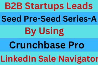 find b2b leads startups seed series a companies for you