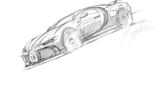 sketch any car you like