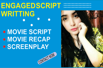 write anime recap scripts, movie recap scripts