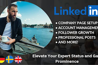 setup and manage your linkedin company page
