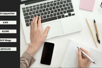 do saas copywriting, data science, AWS, azure, gcp, cloud, blogs, and article