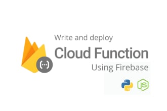 write and deploy google cloud functions with firebase