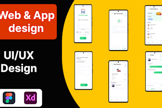 design sleek and minimalist android app ui ux design in figma
