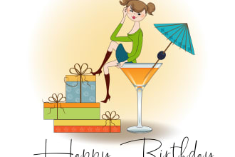 design birthday card design for you