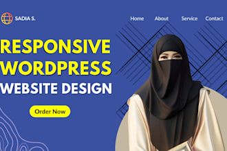 build a creative responsive wordpress website design