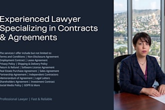 draft legal contracts and agreements