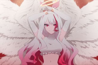 draw your oc or you in anime style
