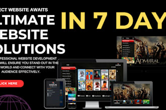 built professional iptv website in 7 days