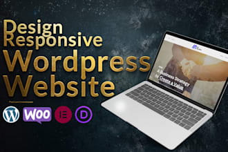 build responsive and unique wordpress website