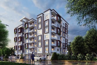 create realistic exterior and interior 3d design