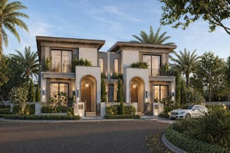 do exterior, interior design, sketchup 3d modeling  and realistic 3d render