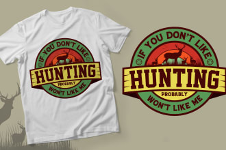 create amazing vintage graphics t shirt badge logo designs