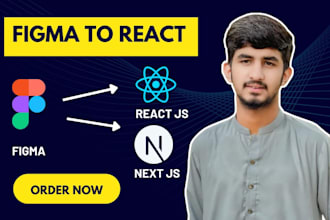 convert figma to react js or next js website