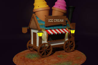 create 3d assets props and architecture models with texture