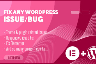 fix wordpress elementor issue, critical error, bug fix