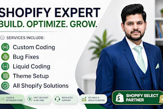 solve shopify theme bugs issue or any customization issue