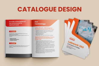 design product catalogue, brochure, catalogue and flyer